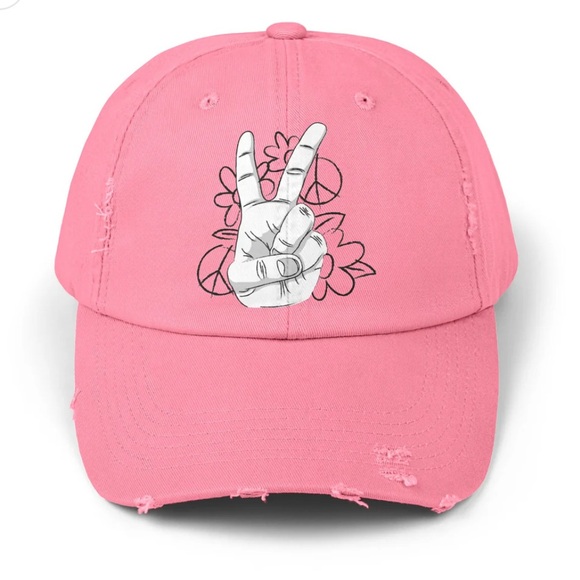 [Brand New] Peace & Victory Hat/Cap Baseball Style - Picture 2 of 7